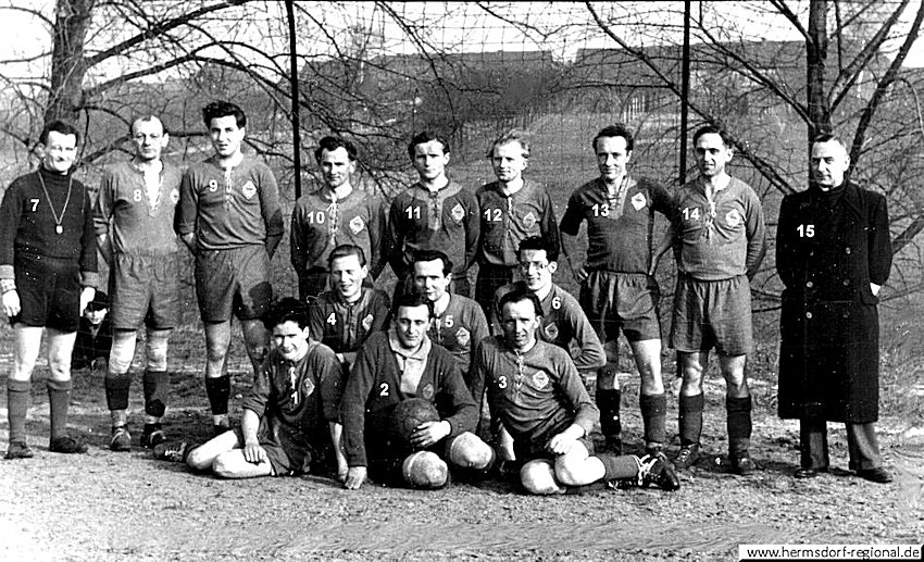1952 - Betriebssportgemeinschaft (BSG) „Aufbau“ Holzbauwerke Hermsdorf 